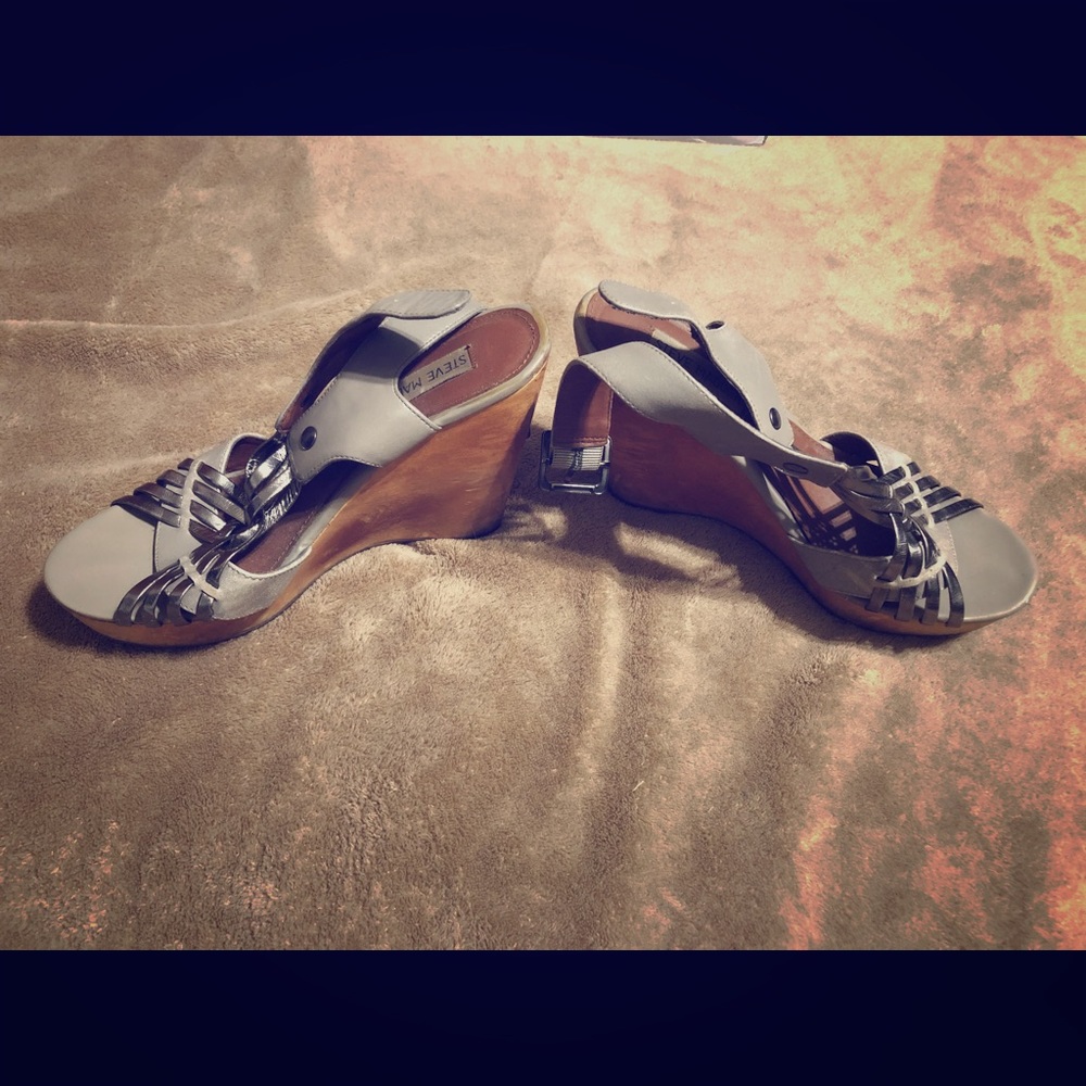 Steve Madden Heels Silver edition